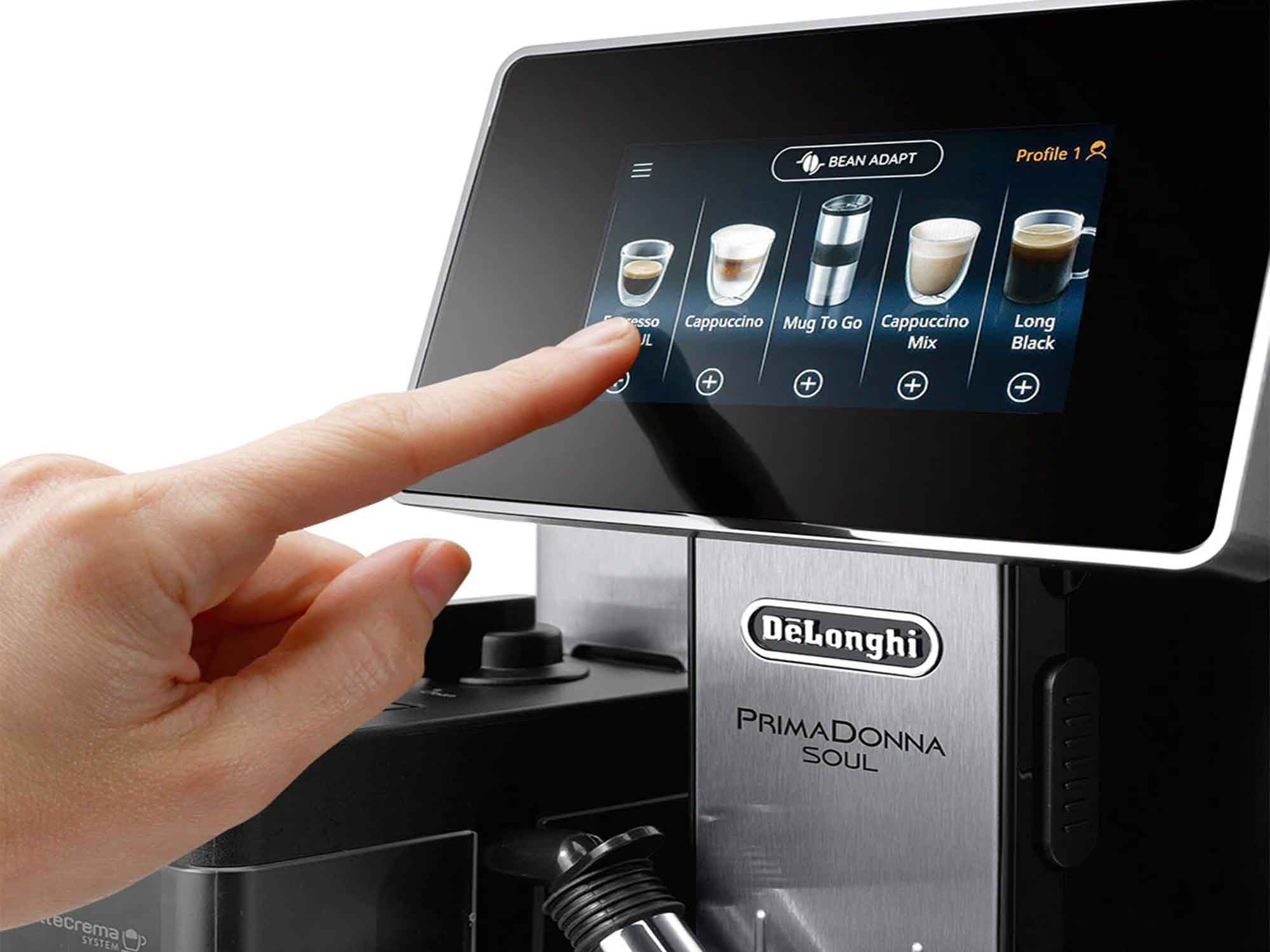 coffee machines automatic DELONGHI PRIMADONNA SOUL ECAM610.74.MB